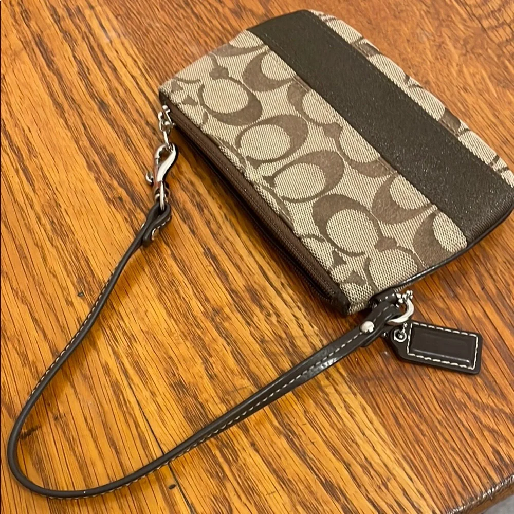 Coach Pattern Wristlet - Picture 5 of 5